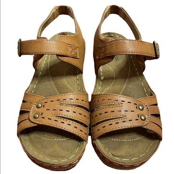 Easy Street Womens Rosalyn Comfort Sandals wide 8 - Picture 1 of 10